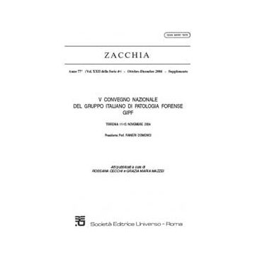Zacchia - GIPF 2004 - Atti 5° Convegno Nazionale del GIPF